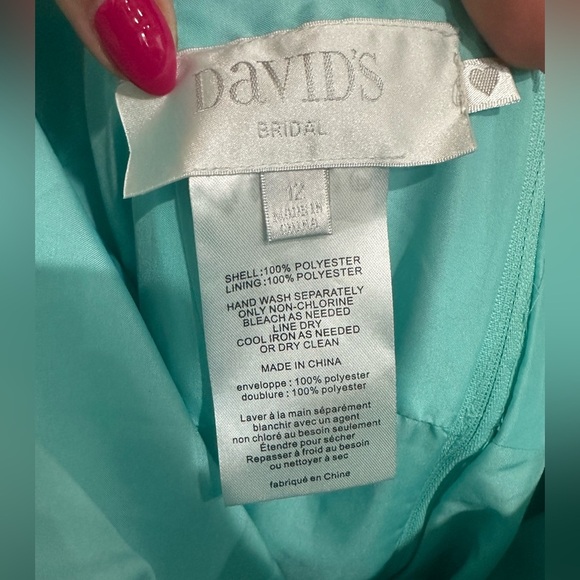 Elegant Strapless Blue Dress - Picture 3 of 7